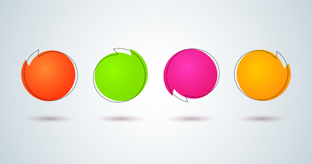 Promo tags price label sale Bright colored round banner sticker in frame Set Design element for advertising discount sale special offer banner Modern tag theme business marketing promotion Vector iconのイラスト素材