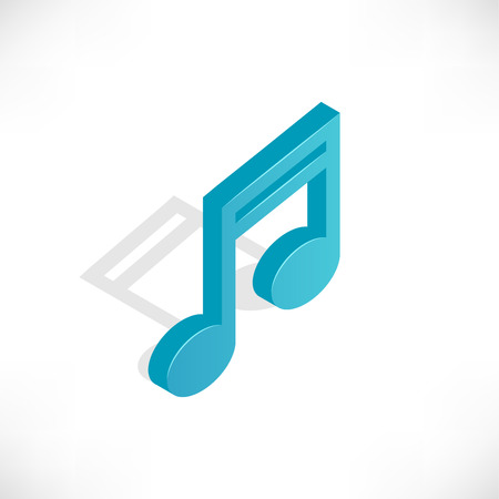 isometric icons musicのイラスト素材