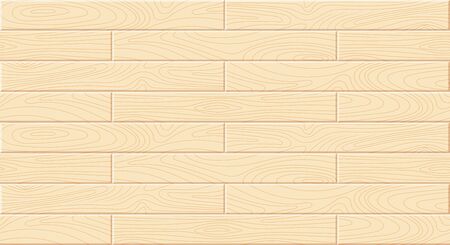 Wood textured seamless pattern. Hand drawn wooden boards, light brown natural color repeat texture. Vector illustration template for design, flat interiours, print, paper, decor, photo backgroundのイラスト素材