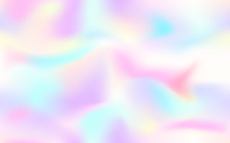 Holographic colorful vector background. Shiny foil holo wallpaper, neon illustrationのイラスト素材