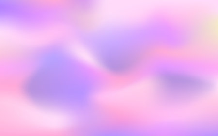 Pink and violet holographic gradient colorful vector background. Shiny blurred pastel wallpaper.のイラスト素材
