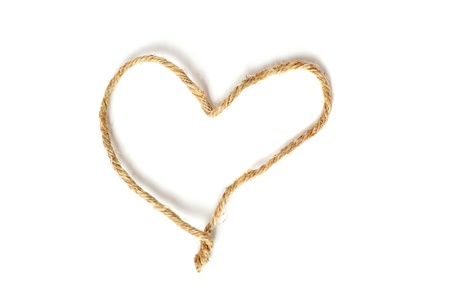 Heart on a white background