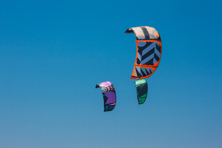 Kite surfing, Aegean Sea, kiss of two seas
