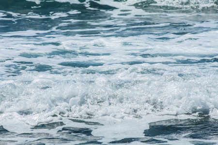 The sea and the waves