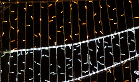 christmas decoration from the lampsの写真素材