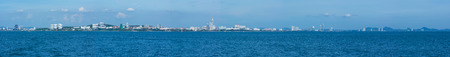 panorama of Pattaya City, Chonburi, Thailand の写真素材