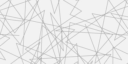 Seamless, abstract geometric pattern in white and gray. Vector graphics on a white background.のイラスト素材