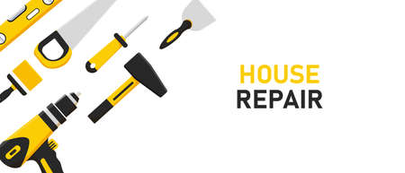 Home repairs.Service and construction concept.のイラスト素材