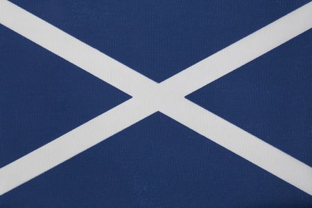 Close up of The Scottish Flag of St Andrewの写真素材
