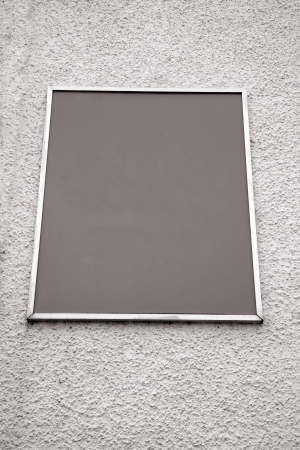 Blank Empty Sign in Black and White Sepia Toneの写真素材