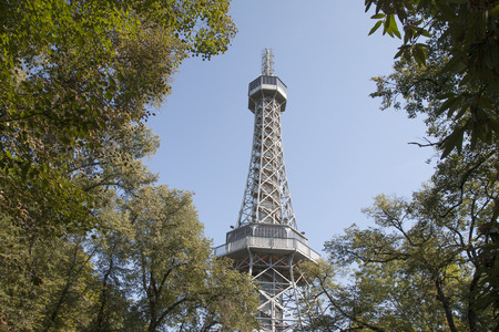 Lookout Tower (1891), Petrin Hill Park, Prague, Czech Republic