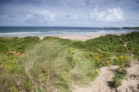 White Park Bay, County Antrim, Northern Irelandの写真素材