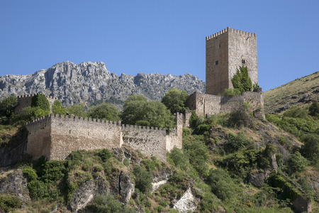 Castle in Cazorla; Andalusia; Spainのeditorial素材