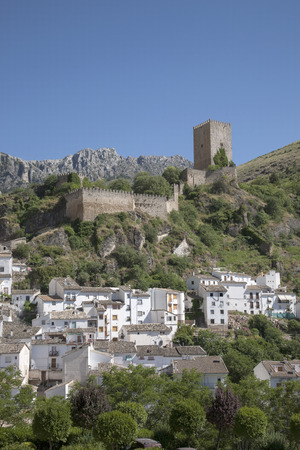 Castle and Village in Cazorla; Andalusia; Spainのeditorial素材