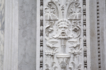 San Zaccaria Church Facade; Venice; Italyの写真素材