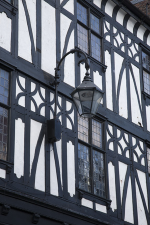 Traditional Facade in Chester, Englandの写真素材