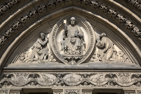 St Mary's Episcopal Cathedral Church, Edinburgh, Scotlandの写真素材