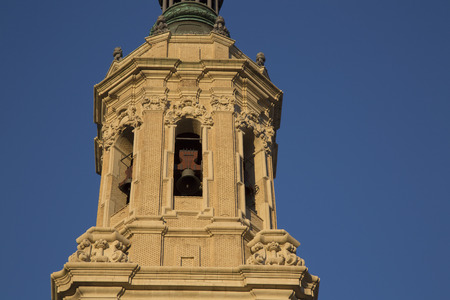Pilar Basilica Cathedral Church; Saragossa; Spainの写真素材