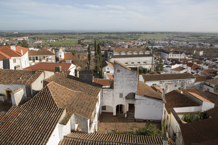 View of Evora; Portugalの写真素材