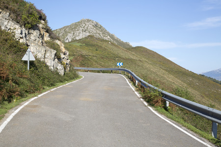 Picos de Europa Mountain at Alto del Torno; Austurias; Spainの写真素材