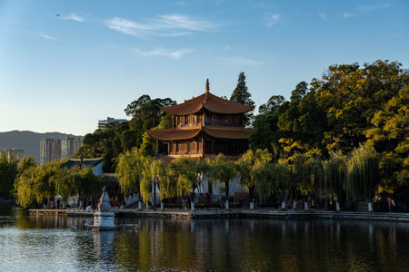 The Summer Palace in Hangzhou, China.の写真素材