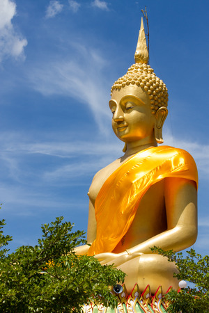 Big buddha with bluesky,Thailandの写真素材