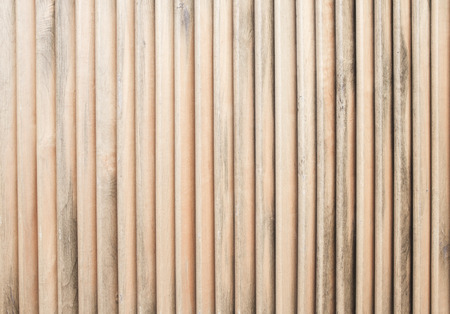 Close up of wooden fence panels 
