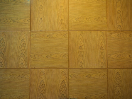 A retangular shape wooden wall patternの写真素材