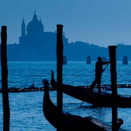 Venice in blueの写真素材