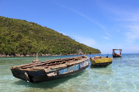 Boats in Haitiの写真素材
