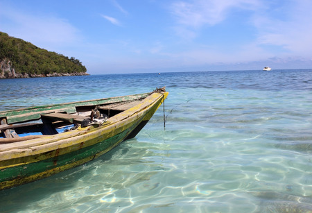 Boat in Haitiの写真素材