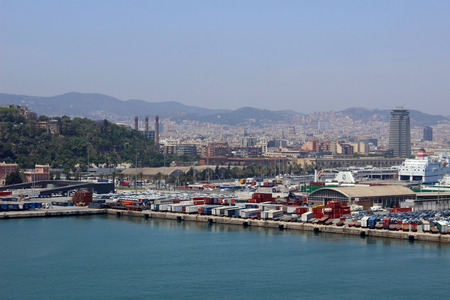 Barcelona Portの写真素材