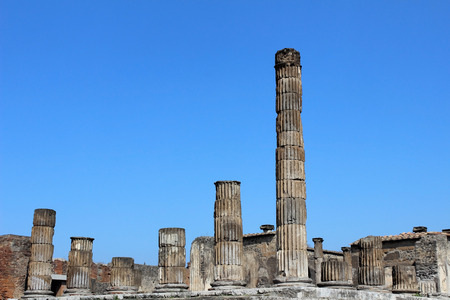 Forum in Pompeiiの写真素材