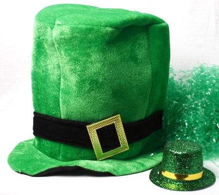 An image showing the concept of St Patricks Day with hatsの写真素材