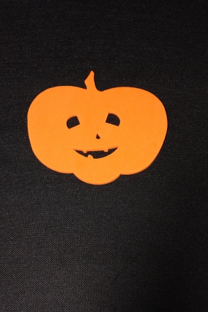 An image showing the concept of Halloween with a Pumpkin Headの写真素材