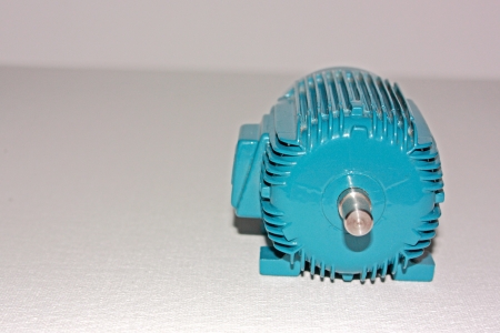 Front view of shaft end of motorの写真素材