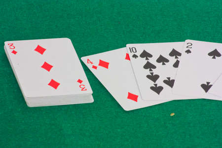 A random set of cardsの写真素材