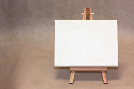 A Blank Canvas to show the concept of imagination and artistryの写真素材