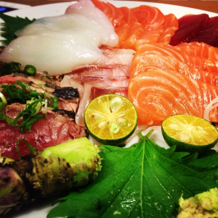 Sashimi plate dinner の素材