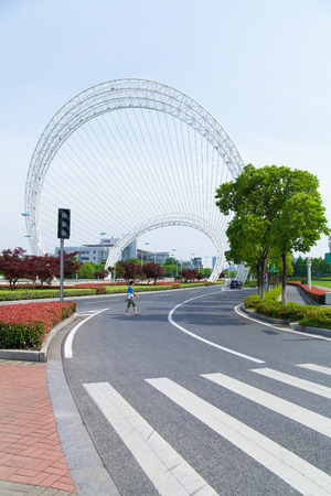 Asphalt, blue, Cloudscape, color, national???のeditorial素材