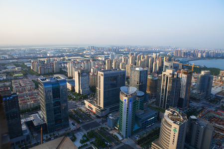 Panoramic view of cityのeditorial素材