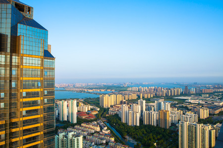 Panoramic view of cityのeditorial素材