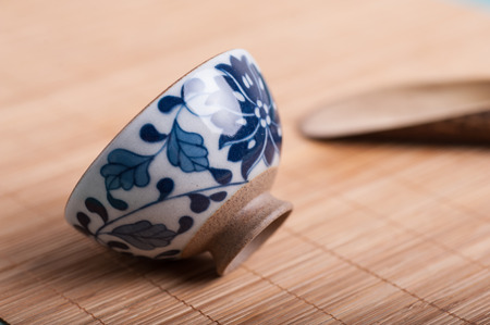 Closeup of a bowlの写真素材