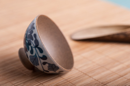 Closeup of a bowlの写真素材
