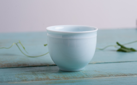Cup on the tableの写真素材