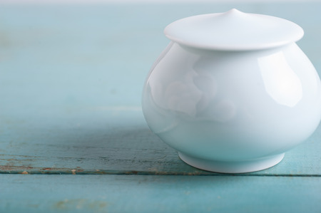 Jar on the tableの写真素材
