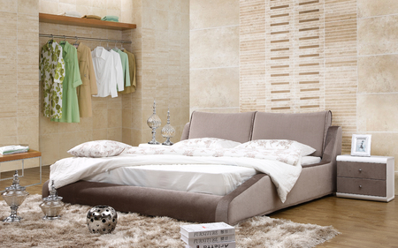 Interior of bedroomのeditorial素材