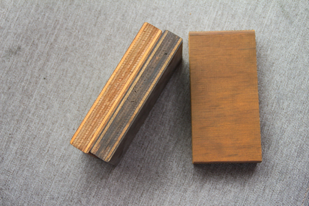 Closeup of wooden boardの写真素材