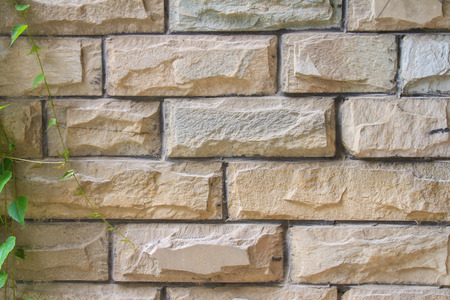 Closeup of brickswallの写真素材