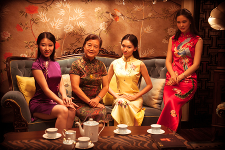 Retro dress showのeditorial素材
